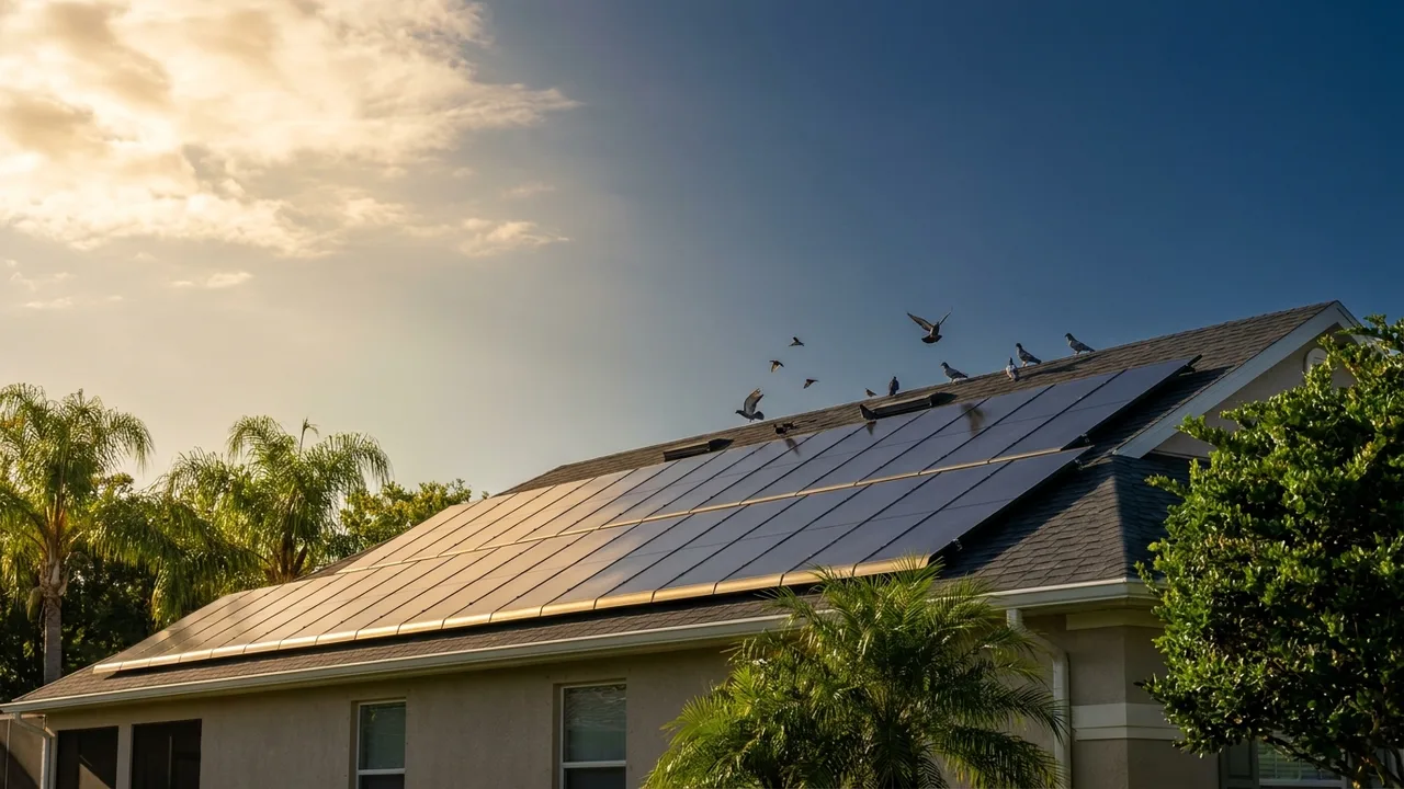 Do Birds Under Solar Panels Cause Damage?