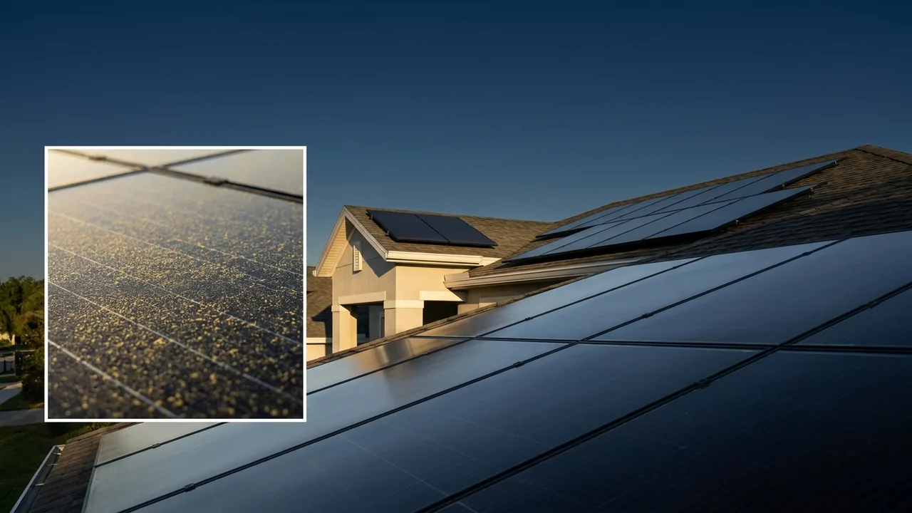 How Does Florida Pollen Affect Solar Panels?