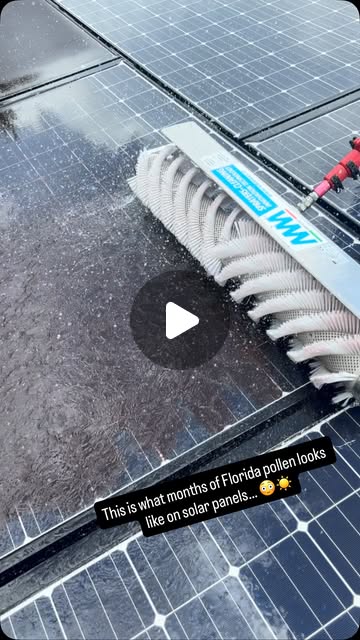 Deep-cleaning solar panels